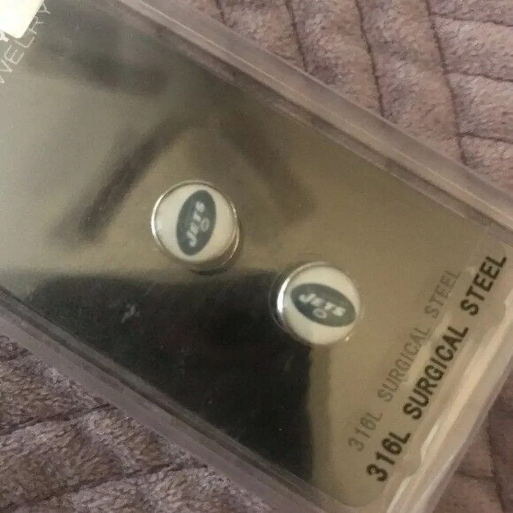 New York Jets NFL Football NEW Size 2 Gauge Surgical Steel Plugs